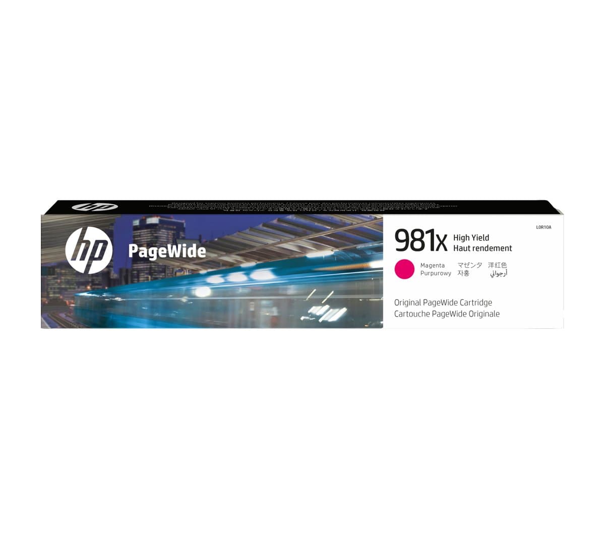 HP 981X High Yield Magenta PageWide Ink Cartridge, 10000 Pages, Pigment-Based