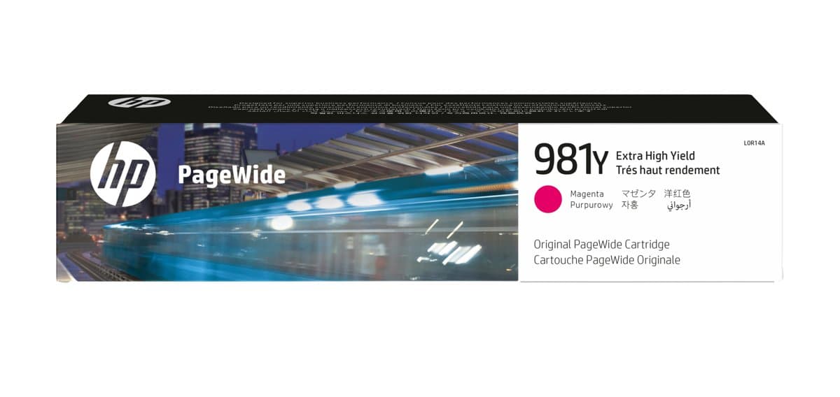 HP 981Y Magenta PageWide Cartridge, Extra High Yield, 16000 Pages, 183 ml