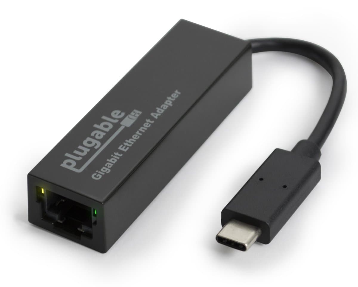 Plugable USBC-E1000, USB-C Gigabit Ethernet Adapter, 5Gbps