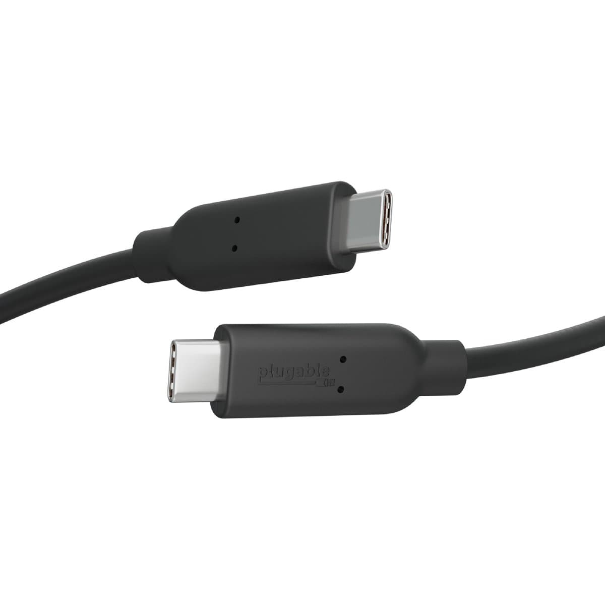 Plugable USBC-C100 USB-C Cable, 1m, 10Gbps USB 3.2 Gen 2, 5A, USB-IF Certified
