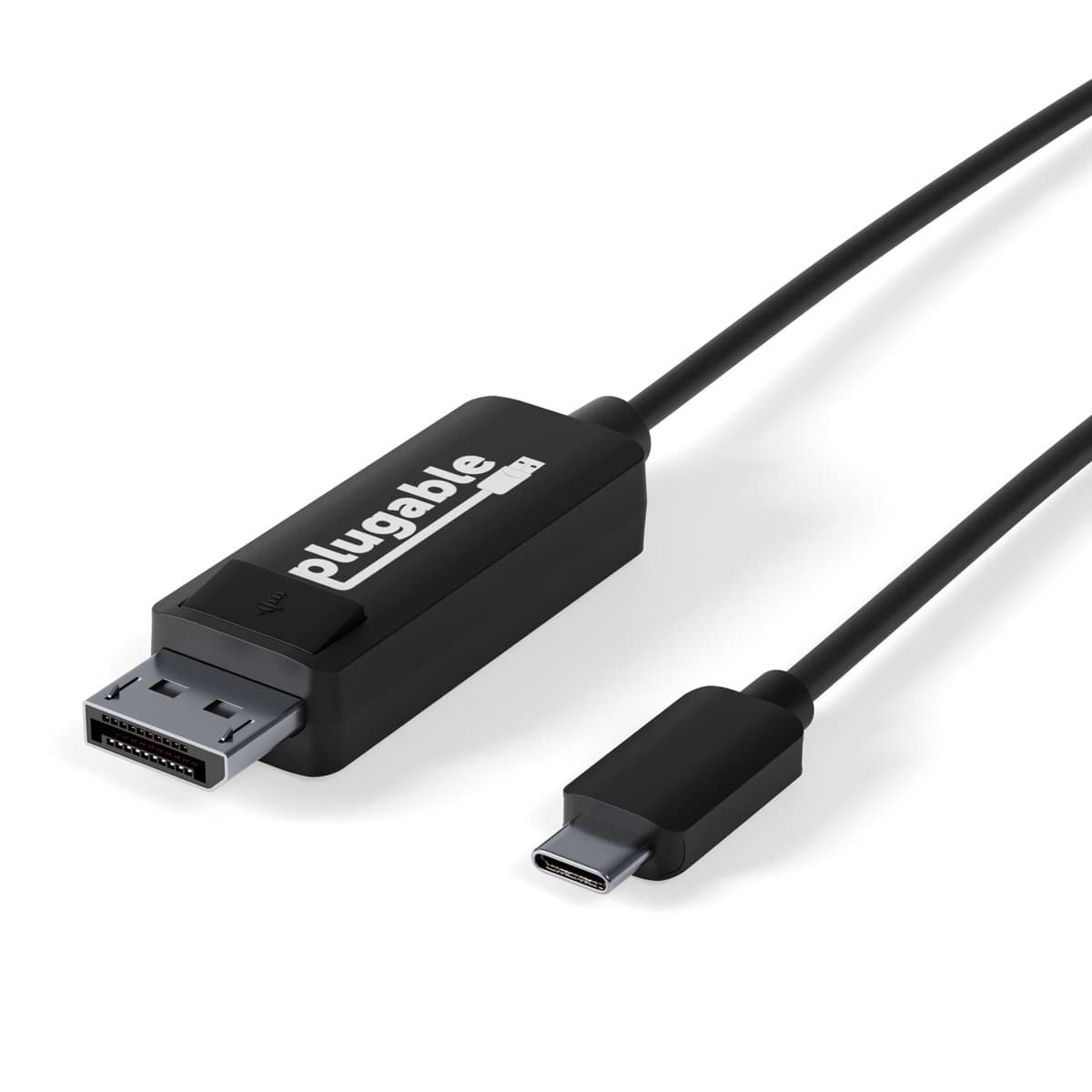Plugable 6 ft USB-C to DisplayPort Cable, 4K 60 Hz, DP Alt Mode, Thunderbolt 3/4 Compatible