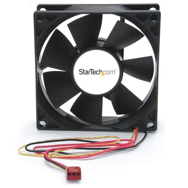 StarTech 80mm, Dual Ball Bearing Case Fan, 3000 RPM, TX3 Connector