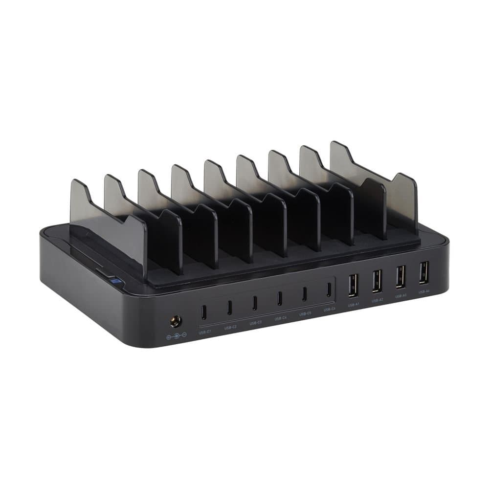 Eaton 10-Port USB Charging Station, 6× USB-C, 4× USB-A, 120W