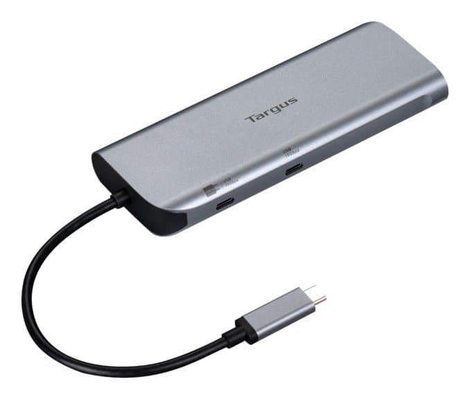 Targus Dual HDMI 4K Mobile Dock, USB-C, 140W Power Delivery, Gigabit Ethernet