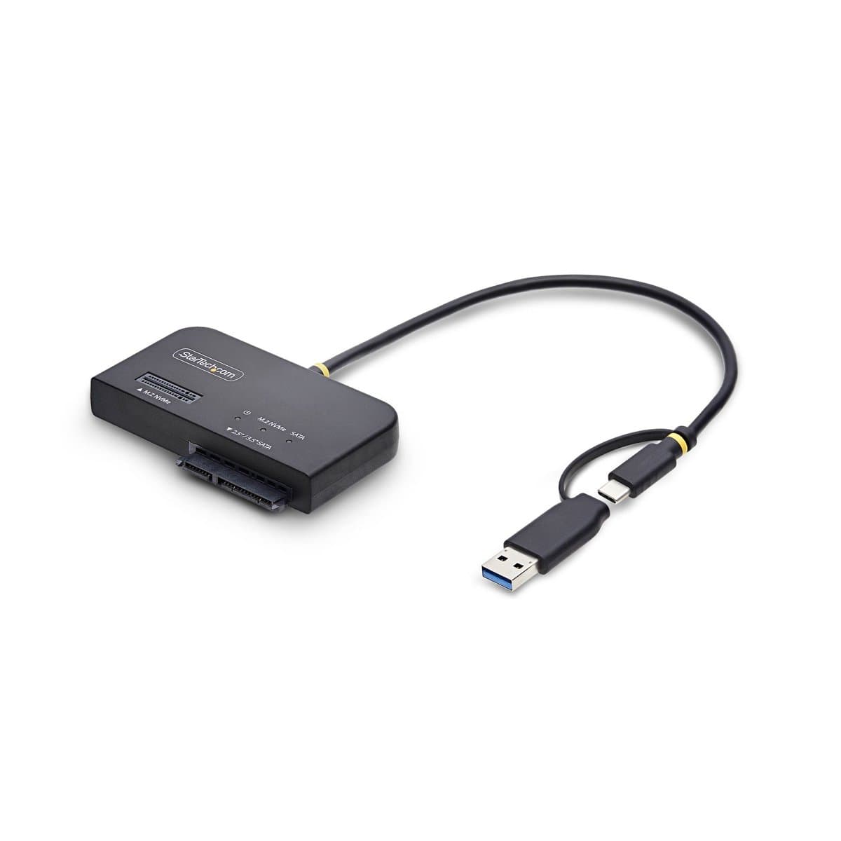 StarTech 490N63, M.2 NVMe & SATA SSD Adapter, USB-C/USB-A, 10Gbps