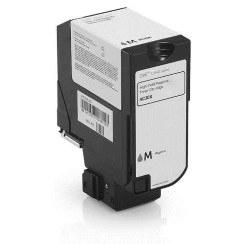 Dell 12,000-Page High-Yield Magenta Toner Cartridge, Model 4CJ0K