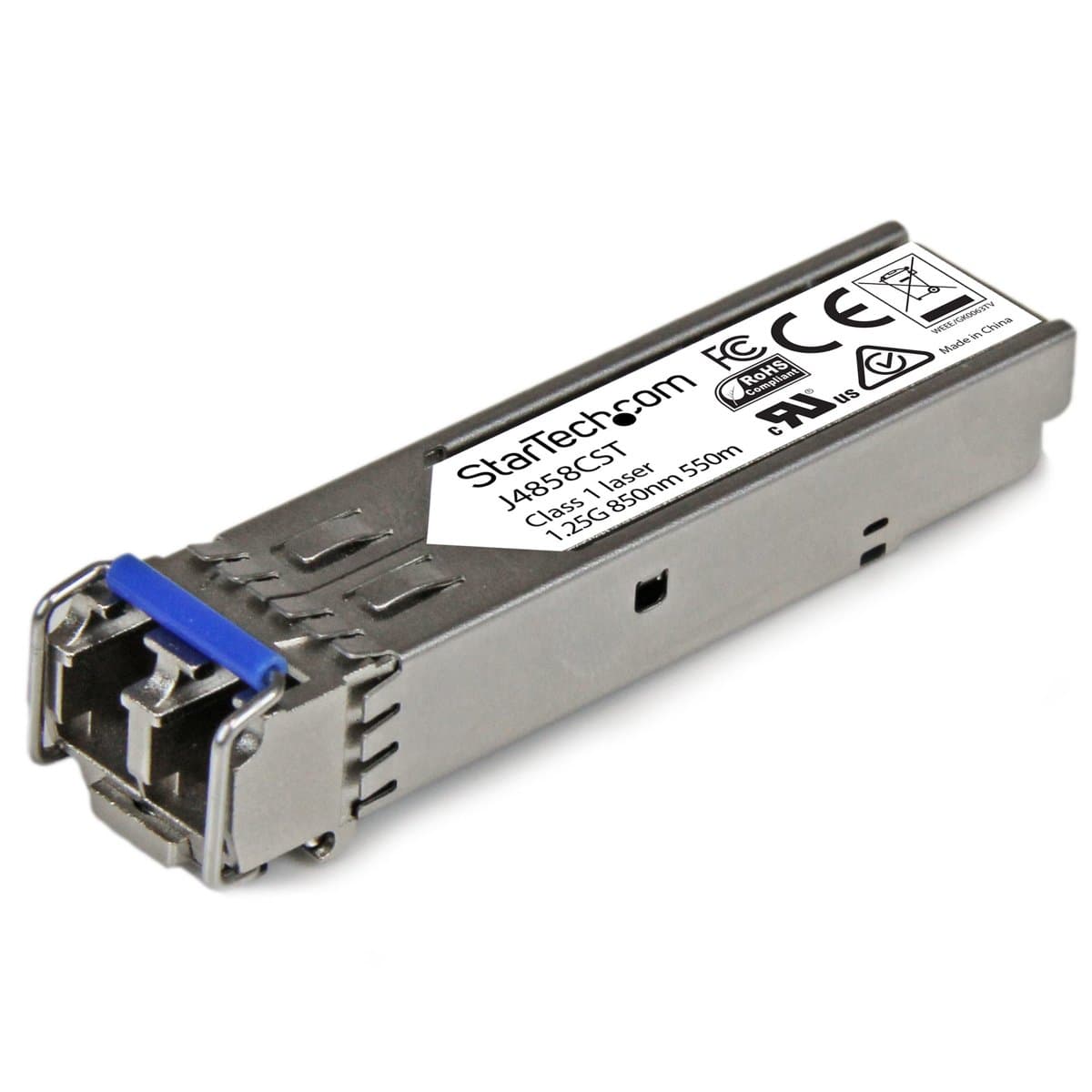 StarTech HPE J4858C SFP Transceiver, 1000BASE-SX, Multimode Fiber, LC, 550m