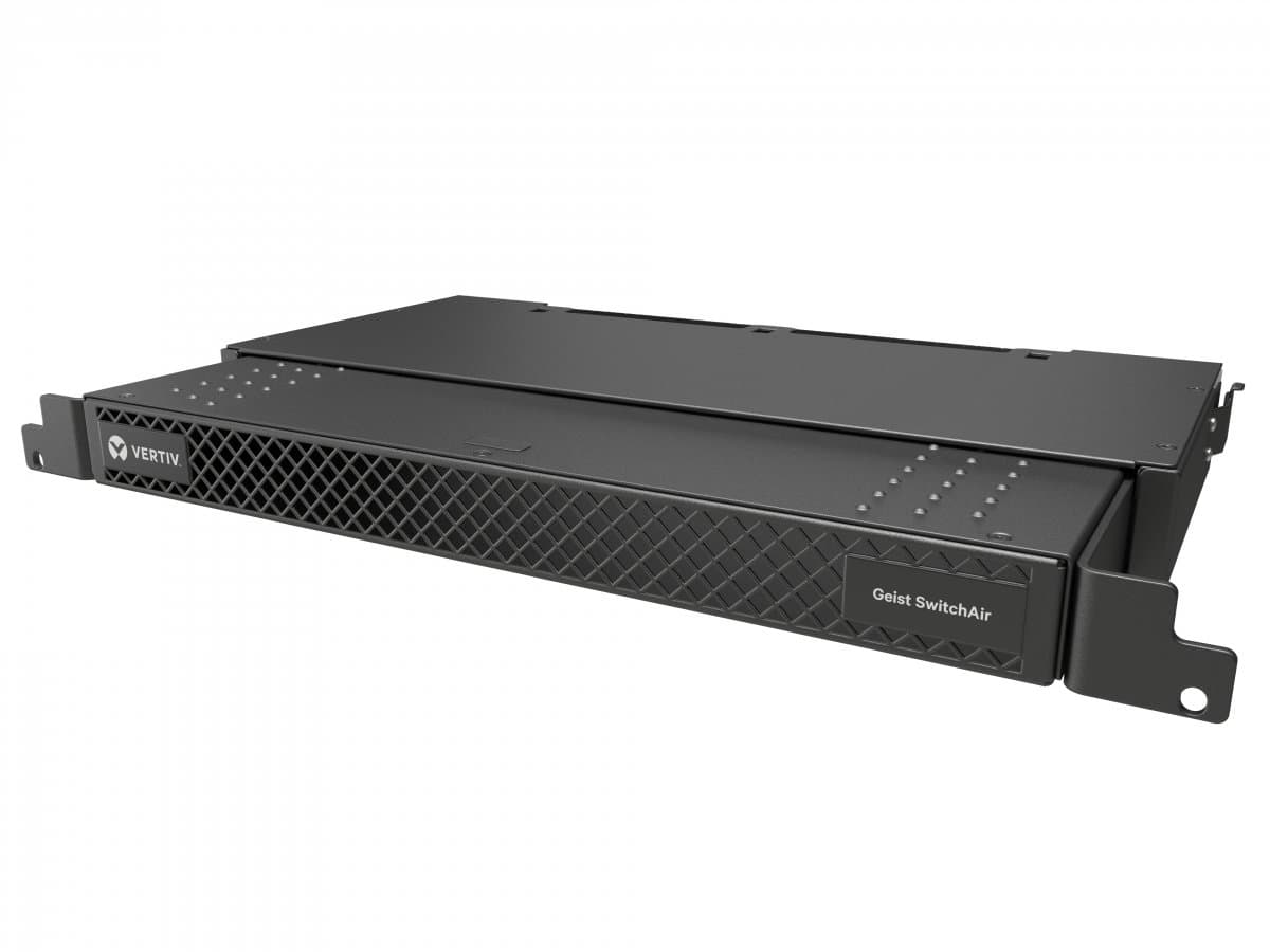 Vertiv SwitchAir 1U Rear Rack Mount, 7.63–11.63 in Adjustable Height