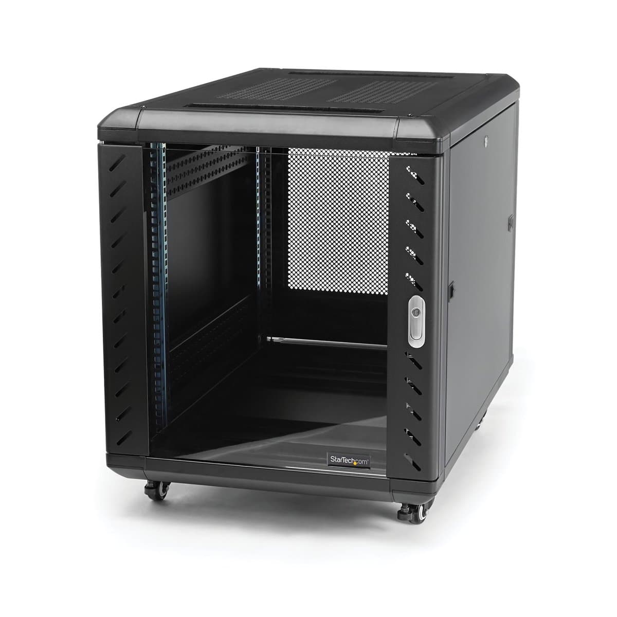 StarTech 12U Server Rack Cabinet, 19" Freestanding, 800 kg Capacity, Lockable