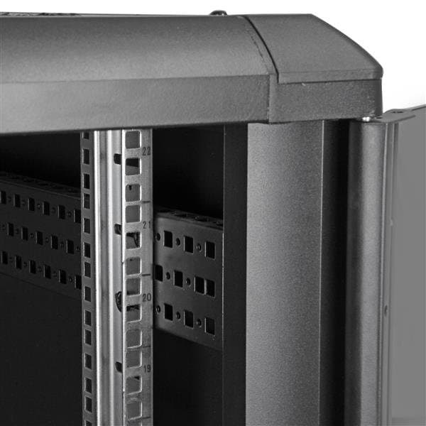 StarTech 22U Server Rack Cabinet, 4-Post, 19" Mount, 800 kg Capacity, Lockable
