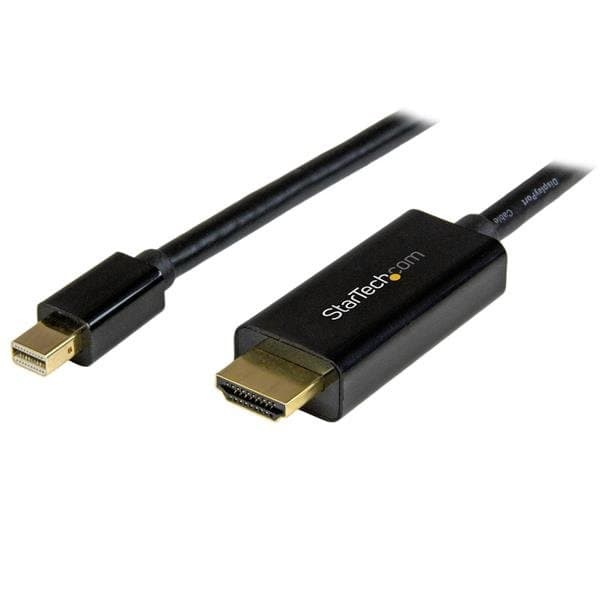 StarTech Mini DisplayPort to HDMI, Adapter Cable, 15 ft, 4K 30Hz