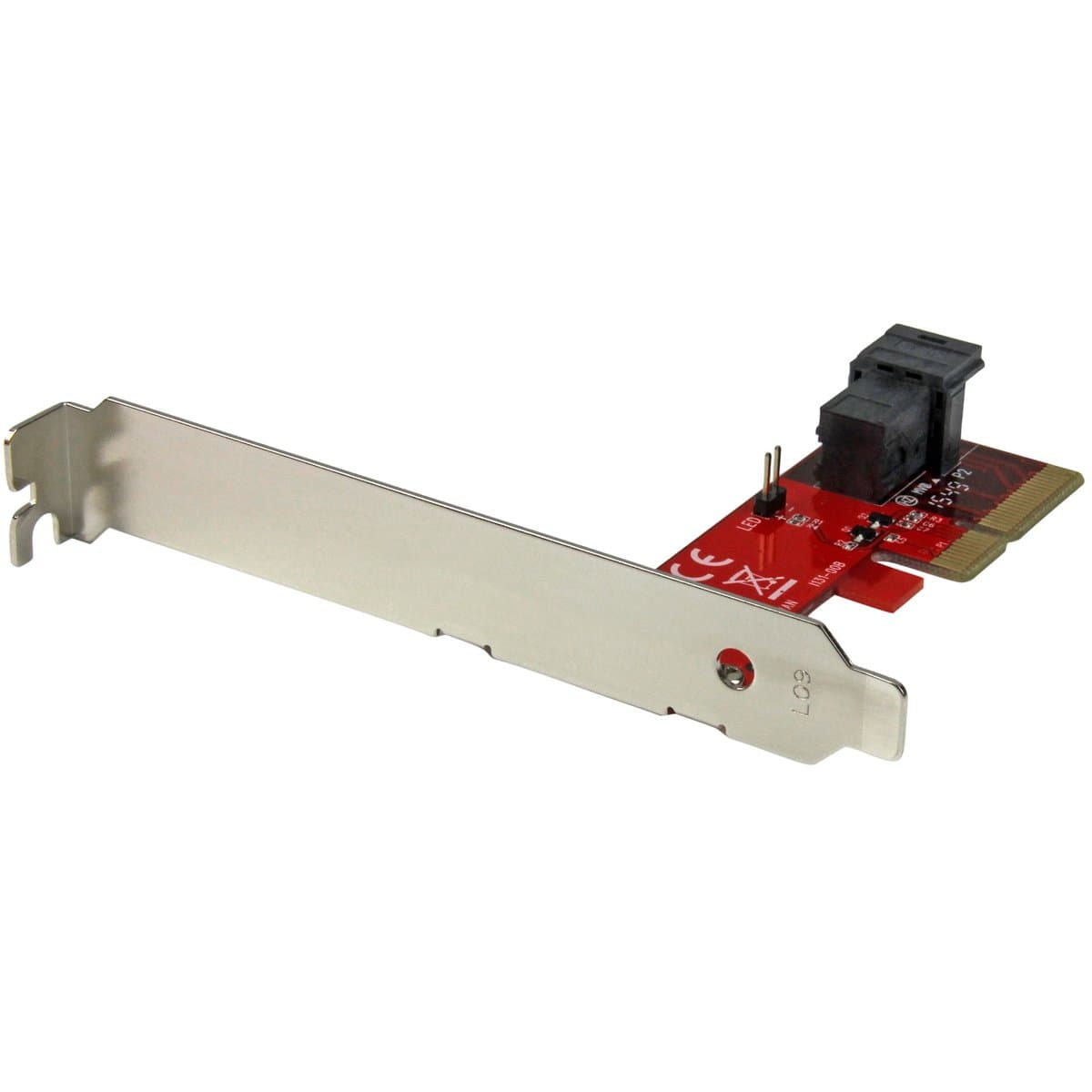 StarTech x4 PCIe U.2 Adapter, Enterprise Storage, PCIe 3.0, Full-Height/Low-Profile