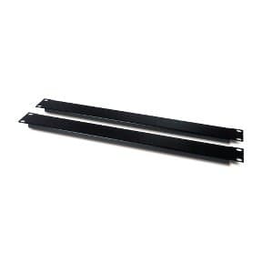 APC 1U Airflow Management Blanking Panel Kit, Metal, Black, Qty 2