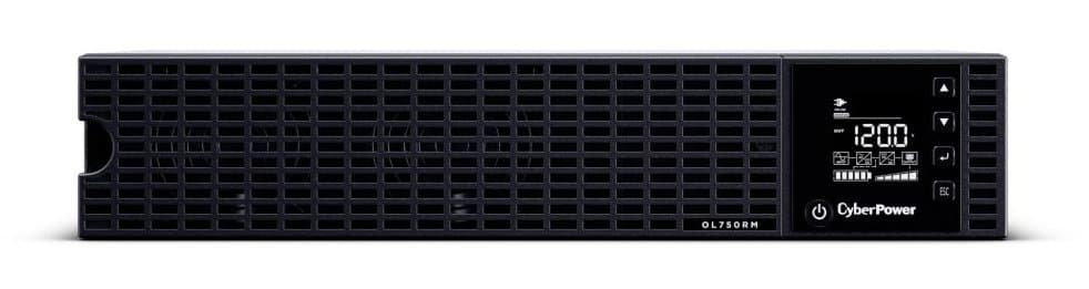 CyberPower OL1KRM Online UPS, 1500VA 800W, 1U Rackmount, 8 NEMA 5-15P