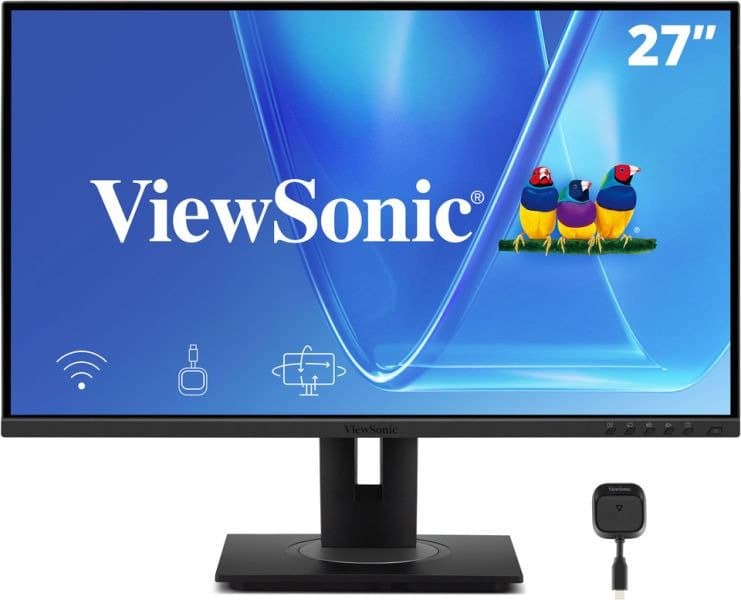Viewsonic 27in Wireless Casting Monitor, 1920×1080, 100 Hz