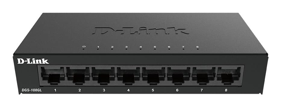 D-Link 8-Port 1G Unmanaged Desktop Switch 8 1GIG Ethernet Ports