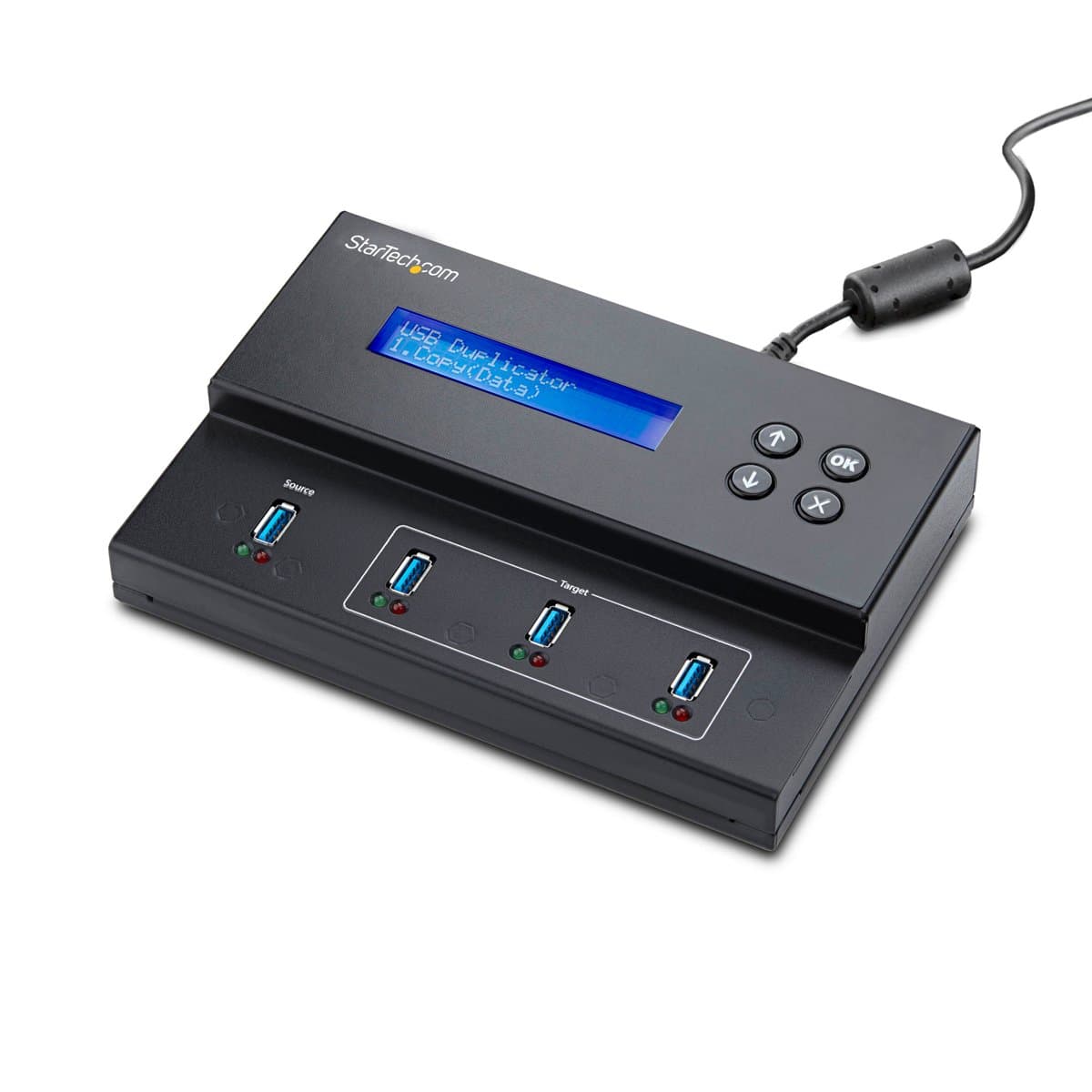 StarTech.com USB Drive Cloner/Eraser - 1 To 3 USB Flash Drive Copier
