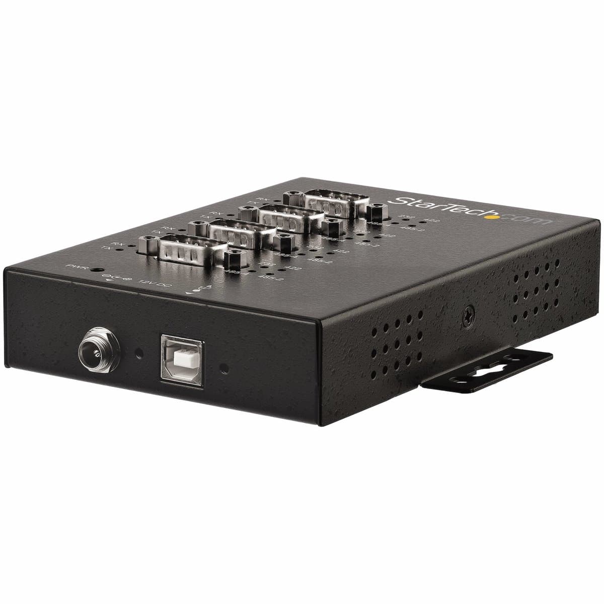 StarTech 4-Port Serial Hub USB 2.0, RS232/RS485/RS422, 15kV ESD, Din Rail Mountable