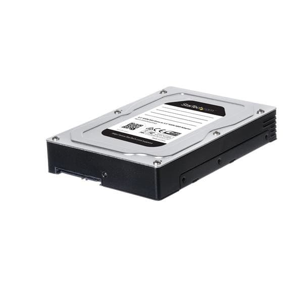 StarTech 2.5" to 3.5" Hard Drive Adapter, SATA/SAS, Aluminum, Black
