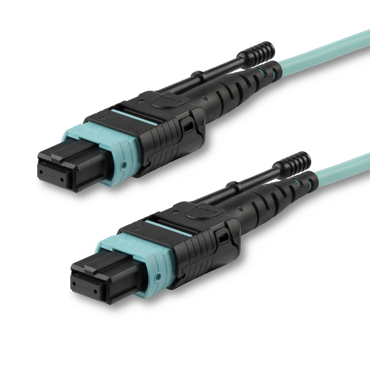 StarTech 2m MTP Fiber Cable OM3, 12 Fibers, 40G Networks, OFNP Plenum