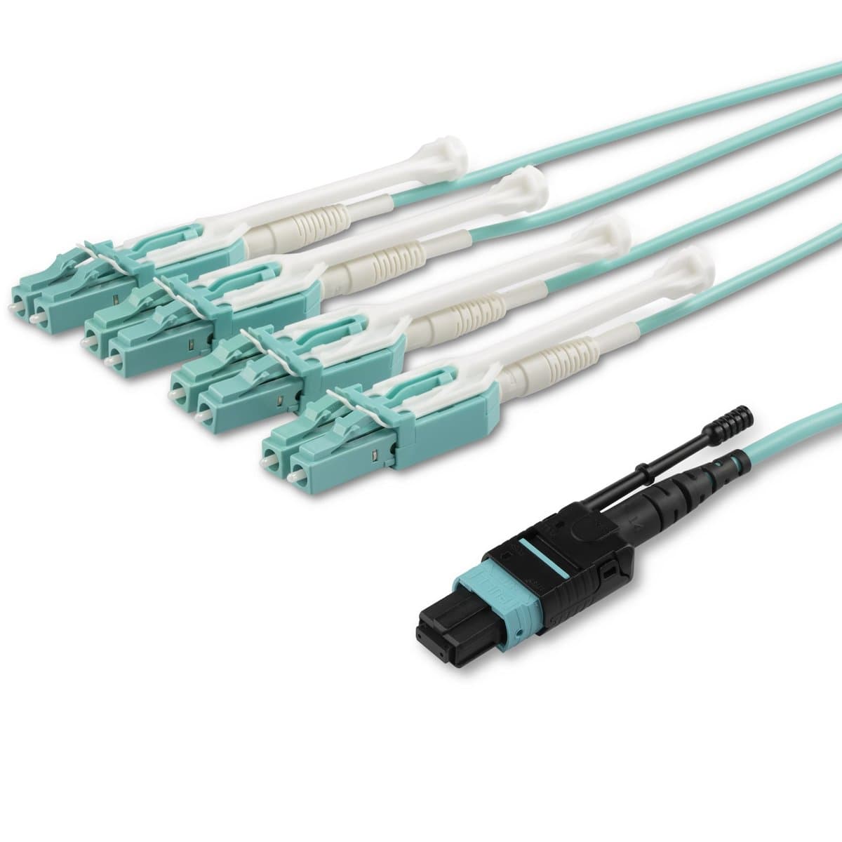 StarTech MTP to LC Breakout Cable, 5m, OM3, Plenum Rated, 50μm