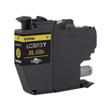 Brother LC3013Y, High-Yield Yellow Ink Cartridge, 400 Pages