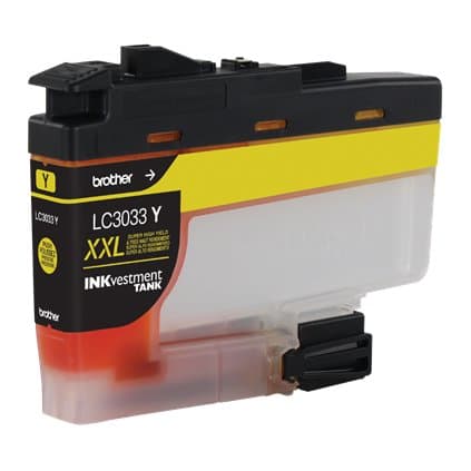 Brother LC3033Y High Yield Yellow Ink Cartridge, 1500-Page Yield, Single Pack