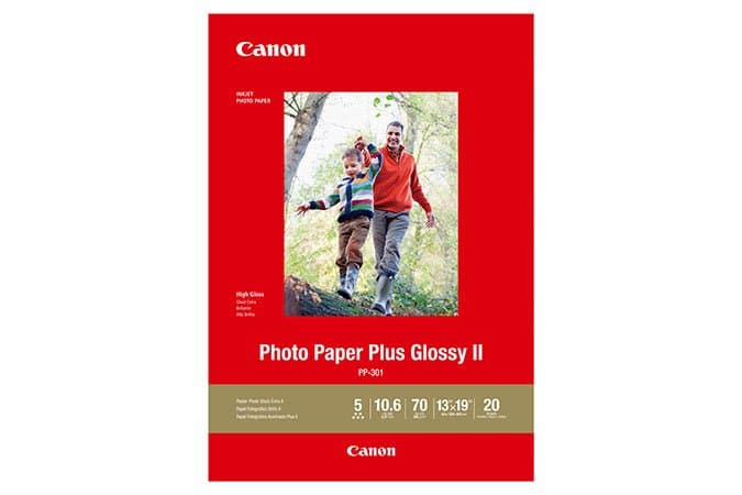 Canon PP-301 Photo Paper Plus, 13×19, 20 Sheets, Gloss
