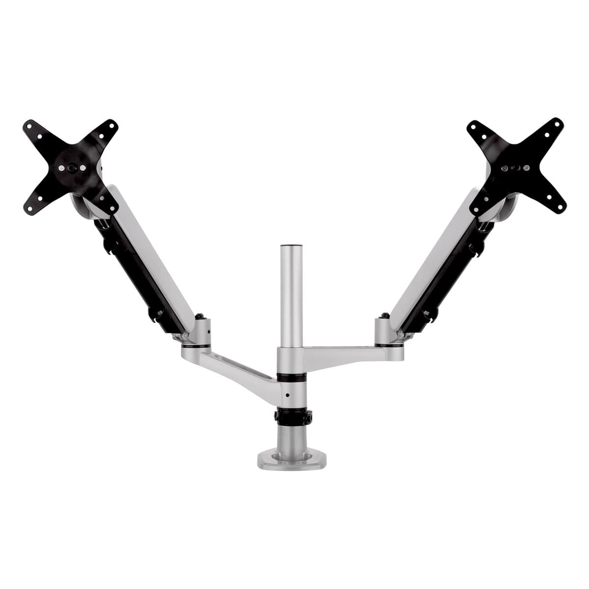 ViewSonic LCD-DMA-002 Dual Monitor Arm, 27" Max, 14 kg Capacity, VESA 75–100 mm