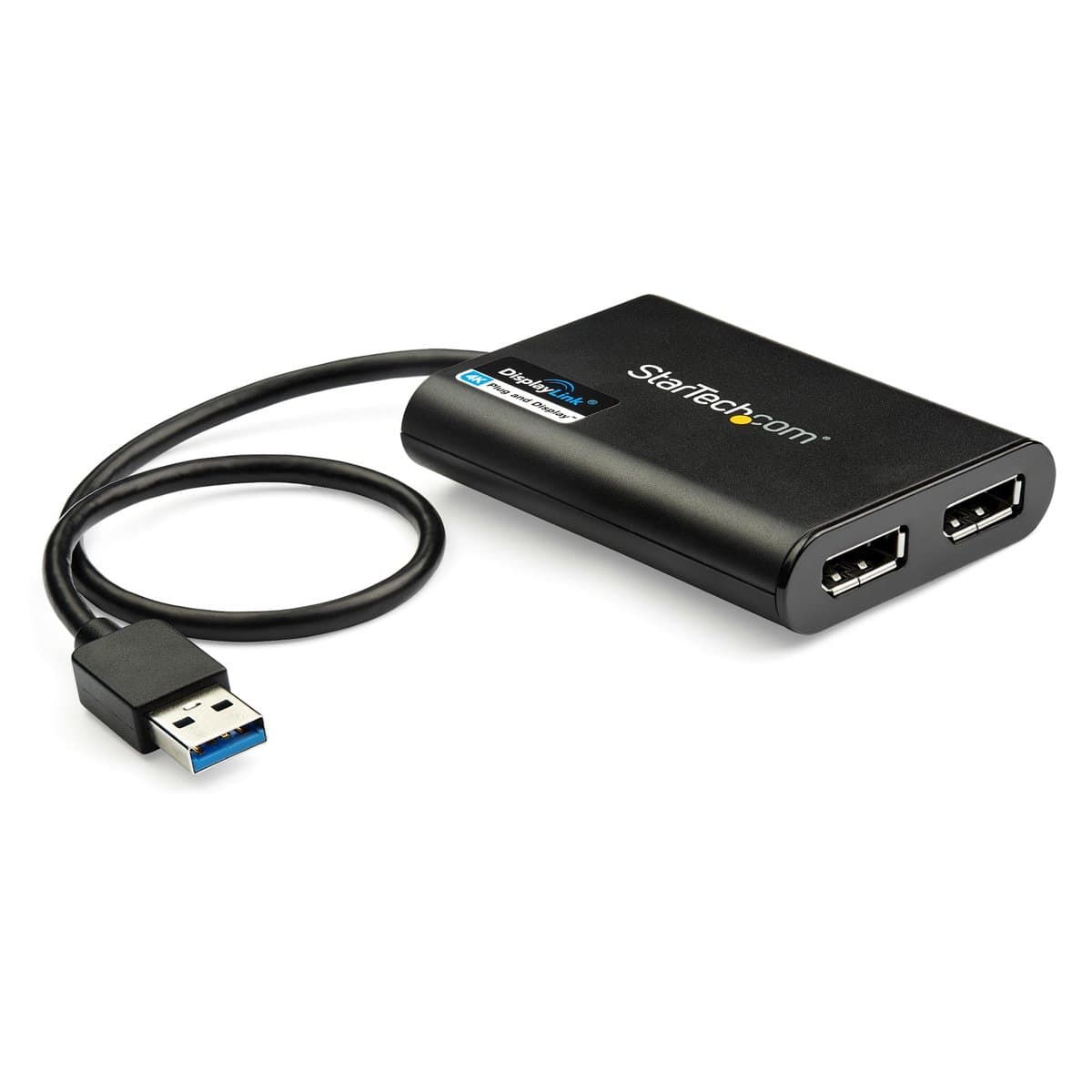 StarTech 5DG961, USB 3.0 to Dual DisplayPort Adapter, 4K 60Hz, Dual Display