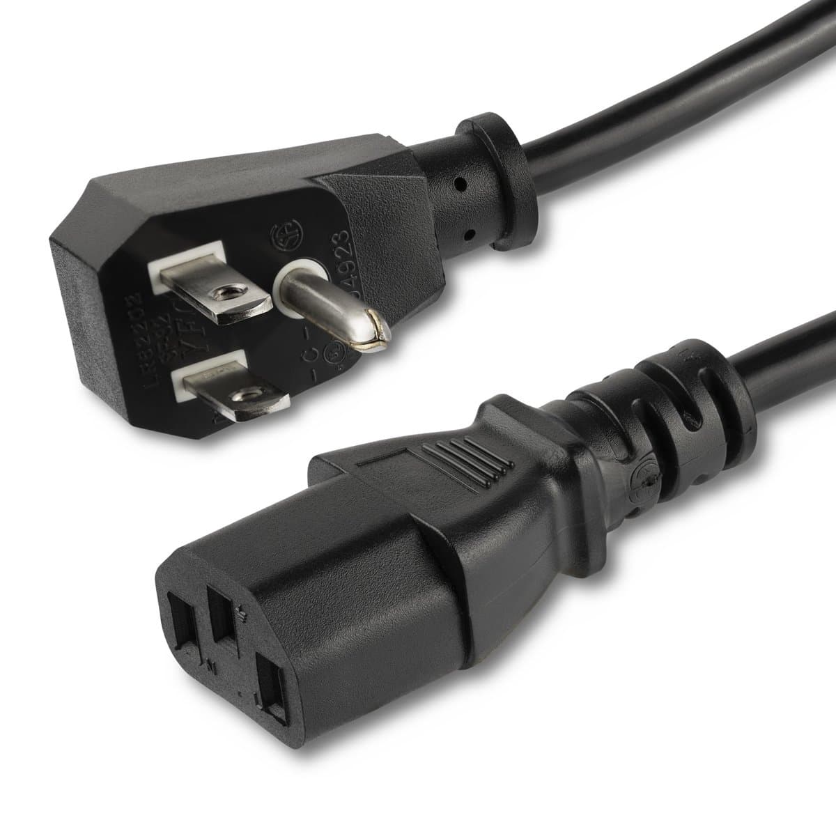 StarTech 10 ft Computer Power Cord, NEMA 5-15P to C13, 125V, 10A