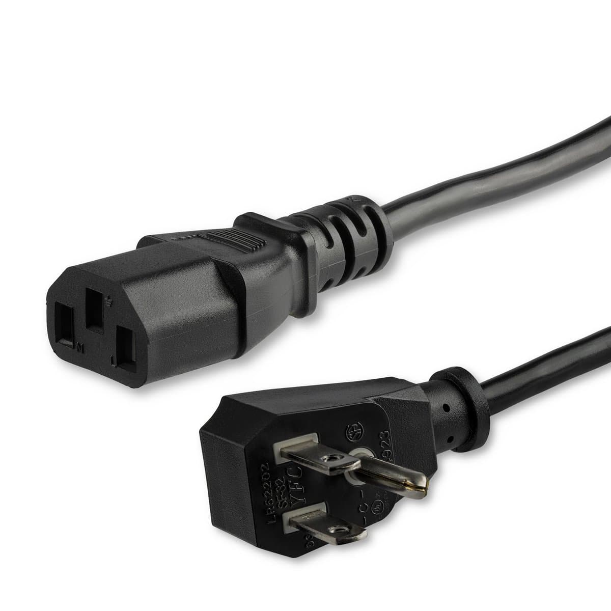 StarTech 6ft Power Cord, NEMA 5-15P to C13, 18AWG, 10A 125V