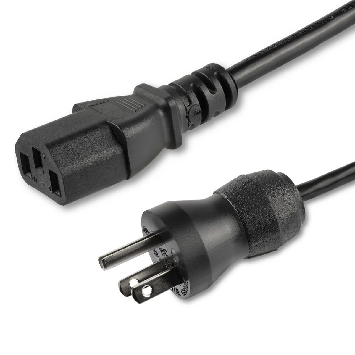 StarTech 10ft, Hospital Grade Power Cord, NEMA 5-15P to C13, 125V