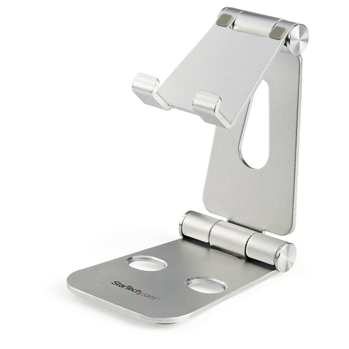 StarTech Foldable Phone and Tablet Stand, Aluminum, Multi-Angle, 4–13"
