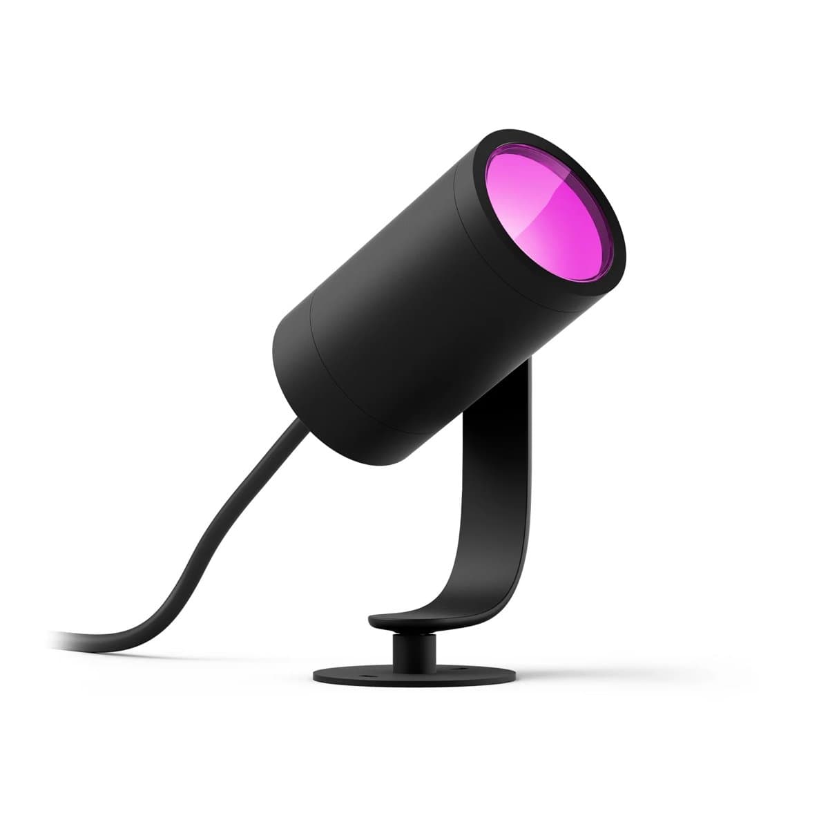 Philips Hue Lily Outdoor Spotlight Extension, Bluetooth/Zigbee, 0.5m Cable, 2000–6500K