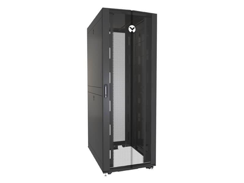 Vertiv VR3357 Freestanding Server Rack 48U, Key Lock, Adjustable Feet