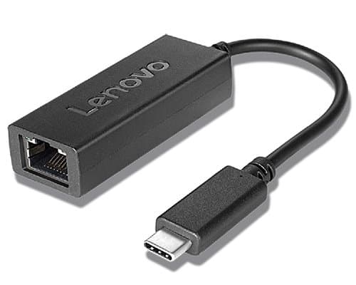 Lenovo USB-C Ethernet Adapter, Wired Network, USB Type-C