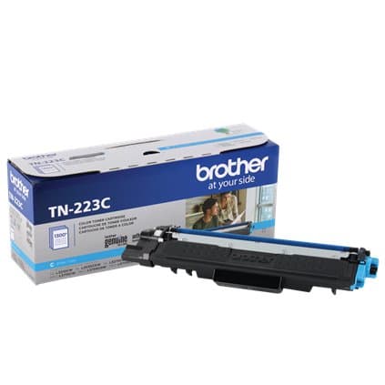 Brother TN-223C Cyan Toner Cartridge, 1300 Pages, Standard Yield