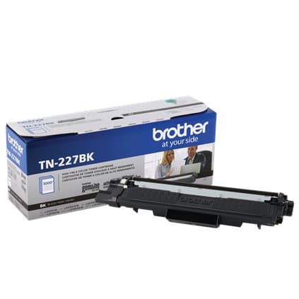 Brother TN-227BK Black High-Yield Toner Cartridge, 3000 Pages