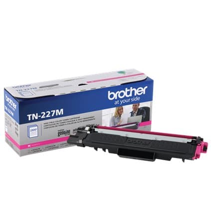 Brother TN-227M Magenta Toner Cartridge, 2300 Pages, High Yield