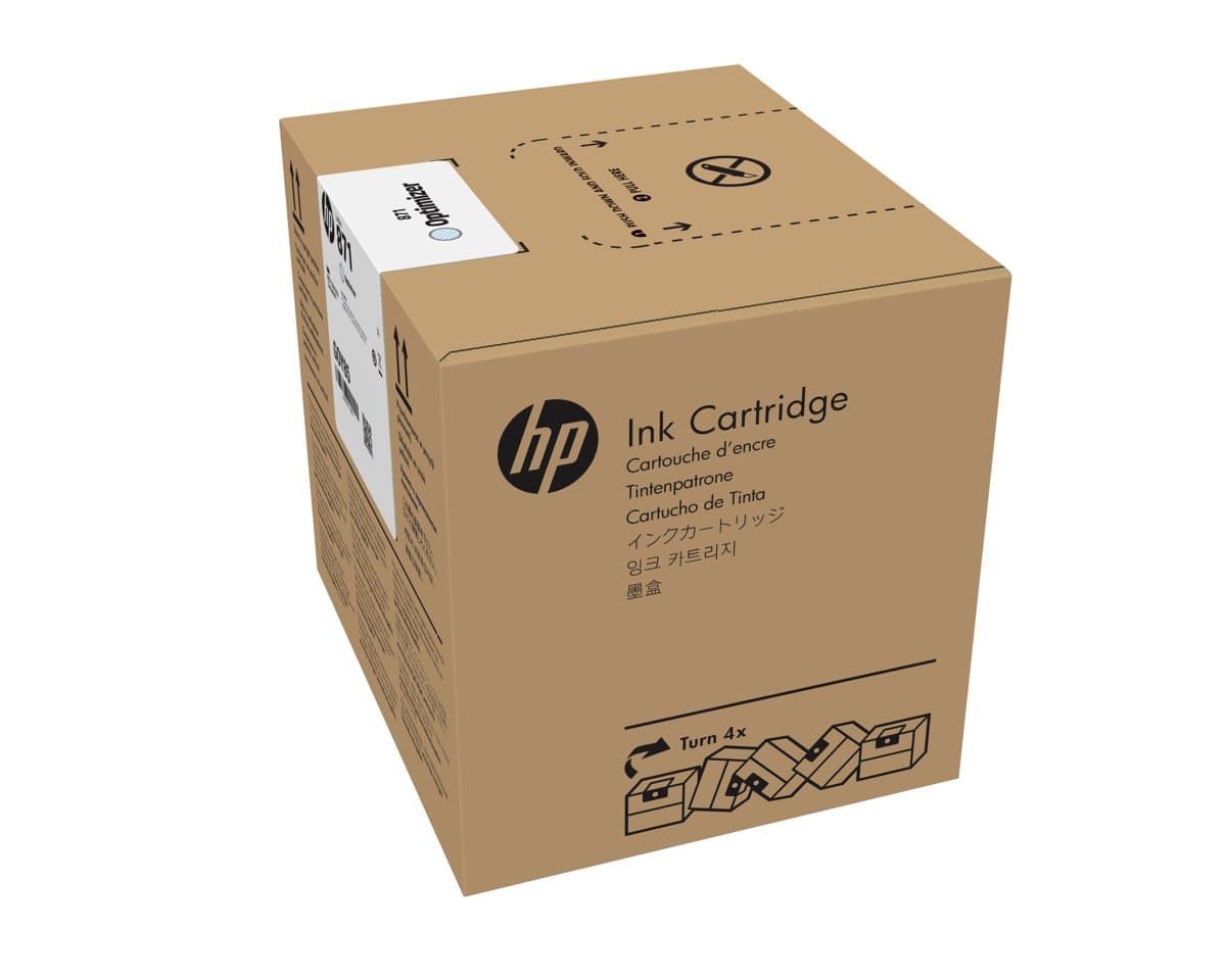HP 871 3L Latex Optimizer Cartridge, Thermal Inkjet, HP Latex 370/360 Compatible, 3-Liter Capacity