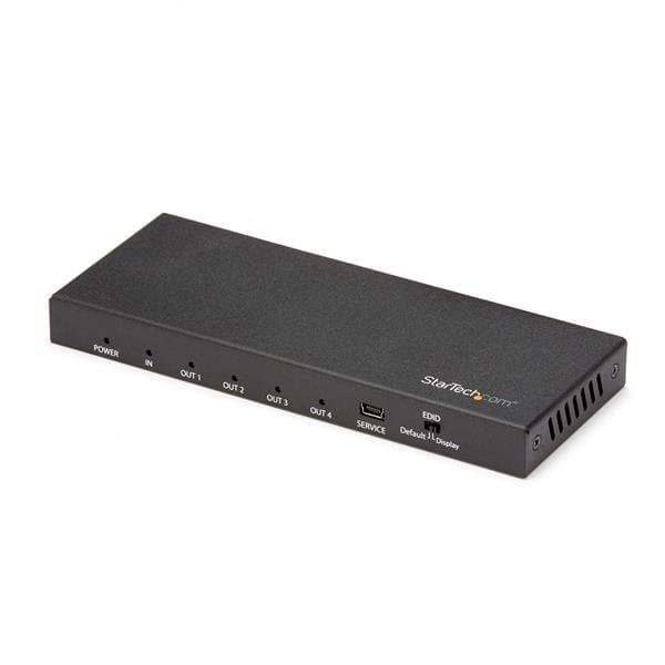 StarTech 4-Port HDMI Splitter, 4K 60Hz, HDMI 2.0, 18Gbps, HDR
