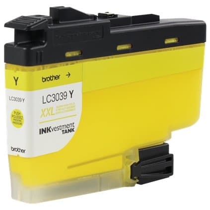 Brother LC3039Y Yellow Ink Cartridge, Extra High Yield, 5000 Pages
