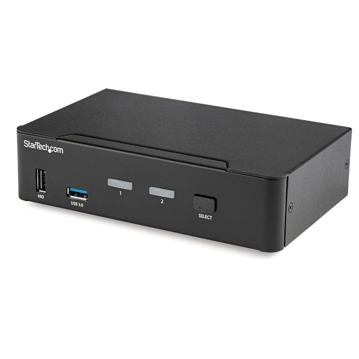 StarTech 2 Port DisplayPort KVM Switch, 4K 60Hz, DP 1.2, USB 3.0 Hub