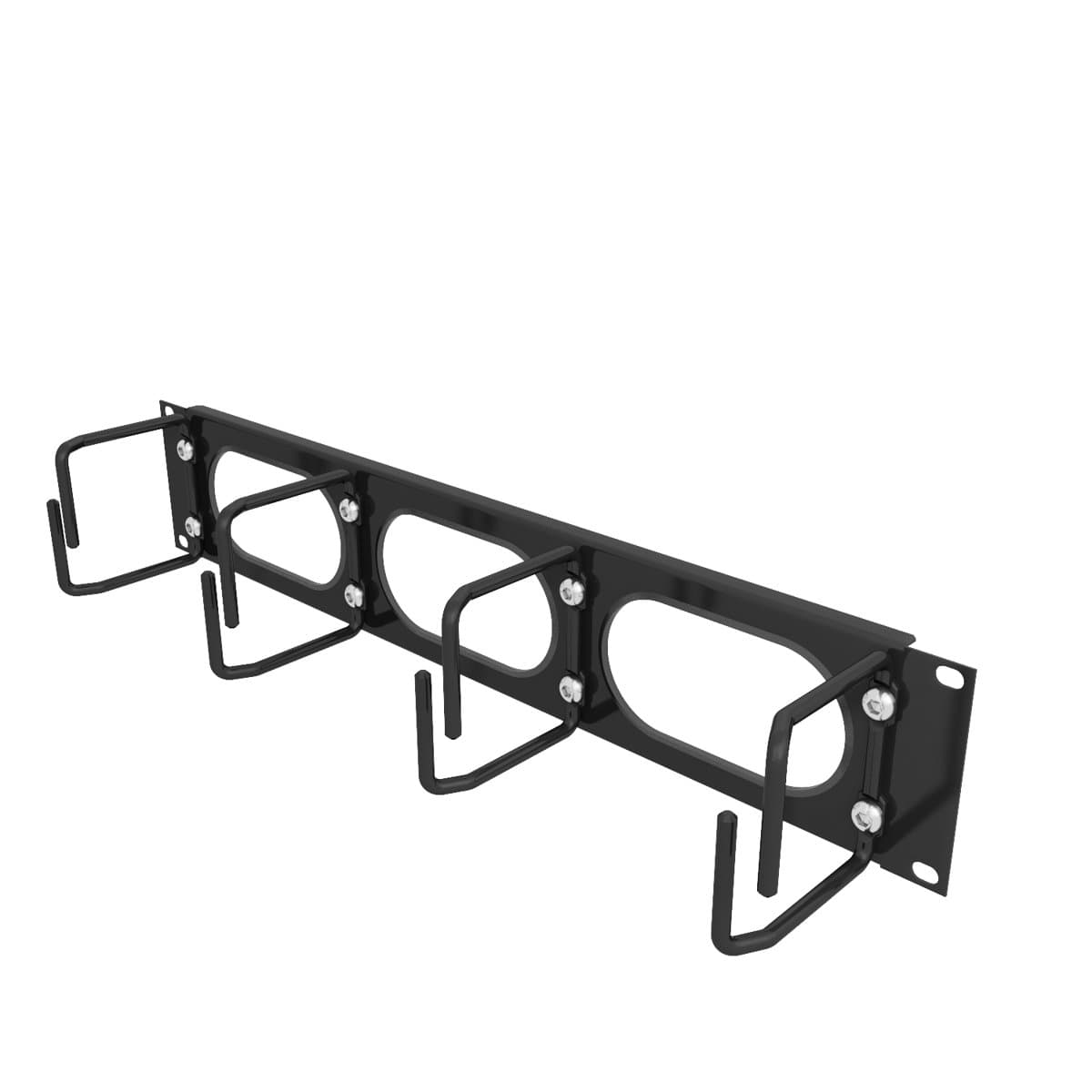 Vertiv VRA1001 2U Horizontal Cable Manager, D-Rings, 19" Rack Mount