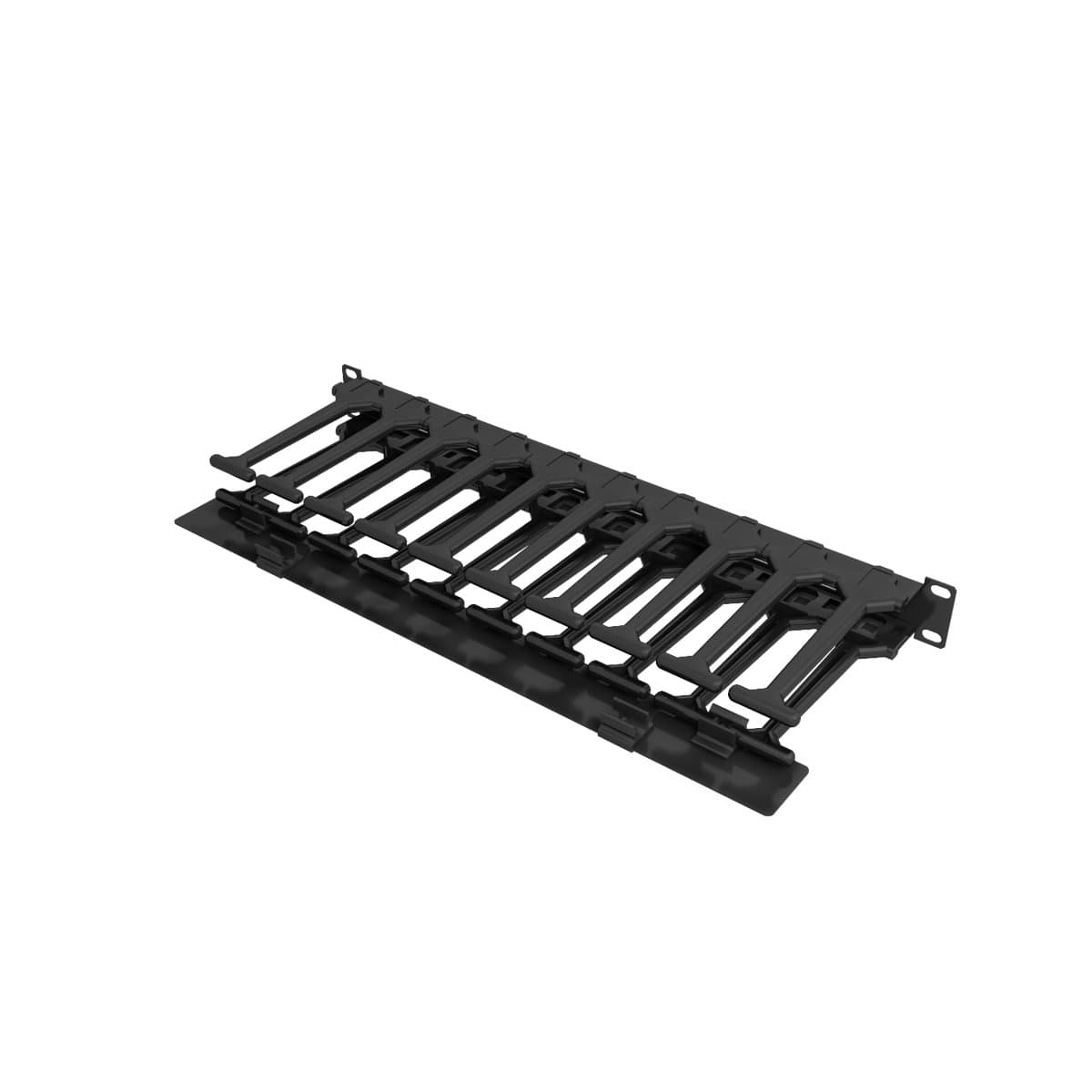 Vertiv VRA1023, 1U Horizontal Cable Manager, 6-Inch Deep, Metal, Cover