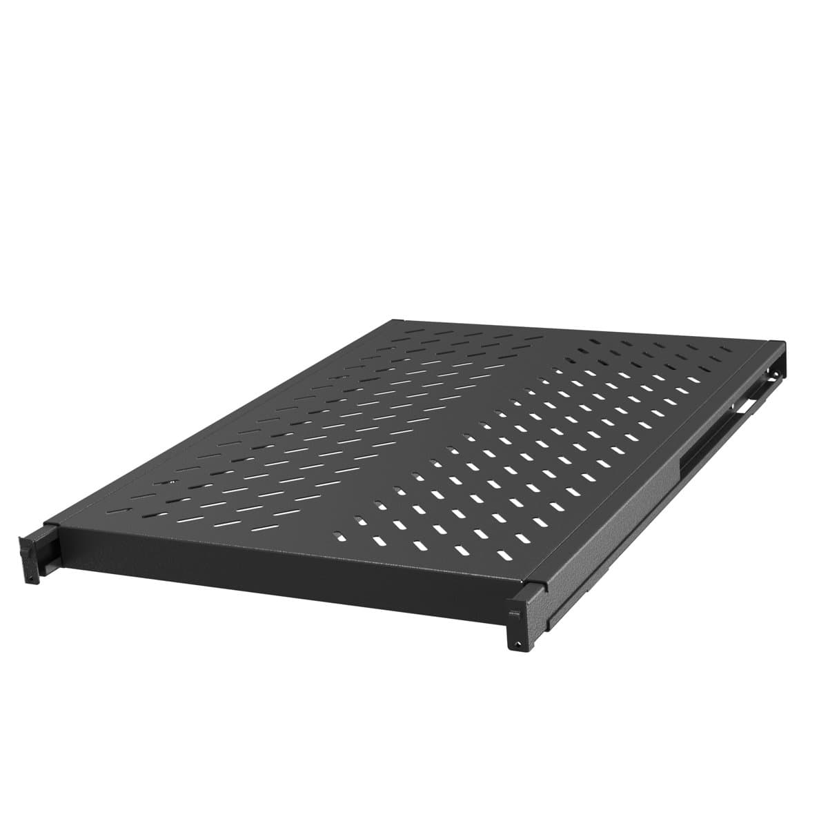 Vertiv 1U Fixed Shelf, 250 lbs, 27.6–33.6" Depth, Metal, Black