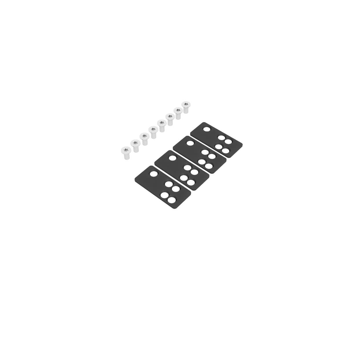 Vertiv VRA5002 Rack Baying Kit, Metal, Black, 24-inch Centers