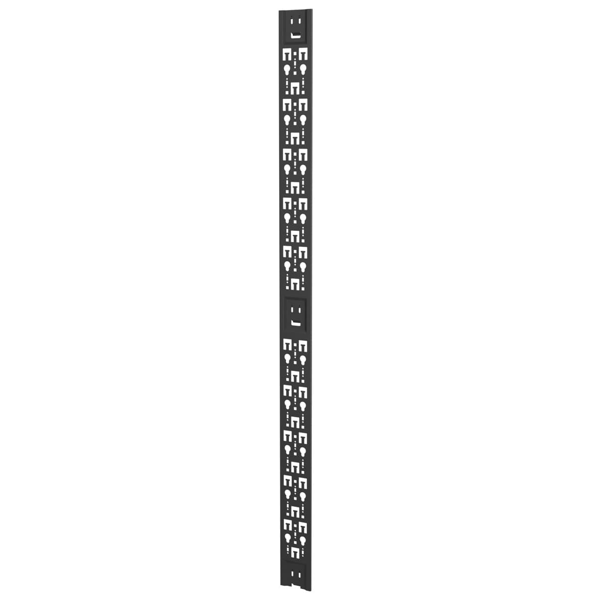Vertiv VRA6025 PDU/Cable Management Brackets, 2-Pack, Metal, Depth Adjustable