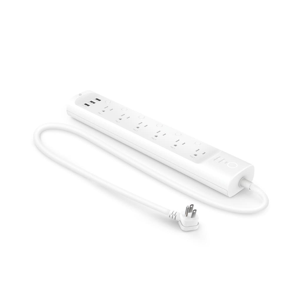 TP-Link Kasa Smart Wi-Fi Power Strip, 6 Outlets, 3 USB, 1875 W, Surge Protected